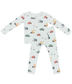 Kyte BABY Long Sleeve Pajamas City Vehicles