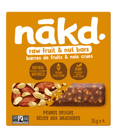 Nakd Raw Fruit & Nut Bars Peanut Delight