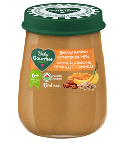 Baby Gourmet Organic Jar Banana Pumpkin Cinnamon Oatmeal