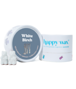 Boîte de cire fondante Happy Wax au bouleau blanc