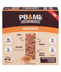 PB&Me Peanut Butter Bar Salted Pretzel