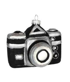CHIVE Black Camera Ornament