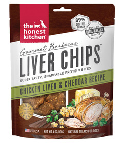 The Honest Kitchen Barbecue Liver Chips Chicken Liver & Cheddar Recipe