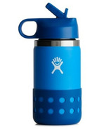 Hydro Flask Kids Wide Mouth Straw Lid et Boot Lake