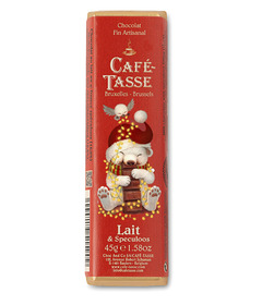 Cafe Tasse Speculoos Filled Milk Chocolate Bar