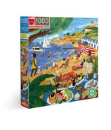 eeboo Beach Umbrellas Puzzle