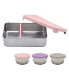 Melii Stainless Steel Container Pink Bundle
