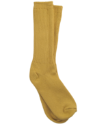 Okayok Dyed Cotton Socks Mustard