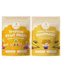 Purely Kids Banana Oatmeal and Tropical Melts Combo Bundle