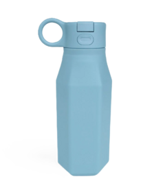 Baby Bliss Kids Silicone Water Bottle Dusty Blue
