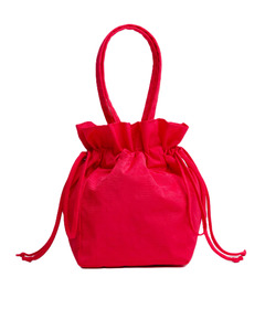 BAGGU Nylon Drawstring Bag Candy Apple