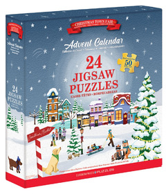 Eurographics Christmas Town Fair Advent Calendar Puzzles