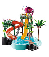 Parc aquatique Playmobil avec toboggans