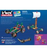 K'nex Stem 131 Piece Vehicles