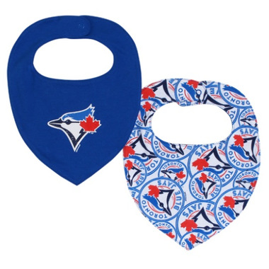 Snugabye Toronto Blue Jays Infant 2 Piece Dribble Bibs