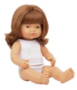 Miniland Girl Doll aux cheveux roux