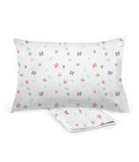 BreathableBaby Cotton Percale Pillowcase Butterflies