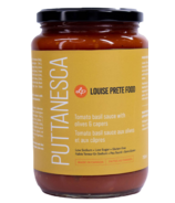 Louise Prete Foods Sauce pour pâtes Puttanesca Tomate Basilic avec Olives & Câpres