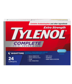 Tylenol Complete Cold, Cough & Flu Extra Strength Night Tablets