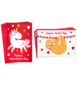 Hallmark Valentines Day Cards Assortment for Kids, Unicorn and Sloth