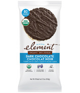 Element Snacks Organic Dipped Rice Cakes Dark Chocolate