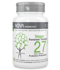 NOVA Probiotics VEGAN Feminine 27 Billion CFU