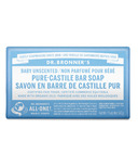 Dr. Bronner's Pure Castile Bar Soap Baby Unscented