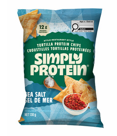 Simply Protein Restaurant Style Protein Tortilla Chips Sea Salt