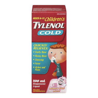 Tylenol Children\'s Cold Suspension Liquid Tylenol Children\'s Cold Suspension Liquid