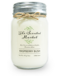 The Scented Market Soy Wax Candle Raspberry Bush