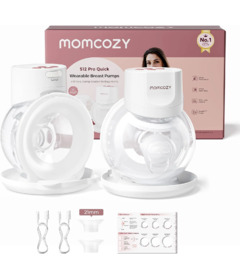 Momcozy Hands Free Breast Pump S12 Pro Quick White