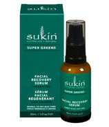 Sérum de récupération faciale Super Greens de Sukin 
