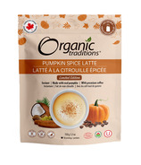 Latte aux épices de citrouille d'Organic Traditions