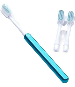Nada Kids Toothbrush Starter + 2 Brush Heads Soft Blue