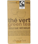 Galerie au Chocolat, barre de chocolat blanc au thé vert
