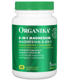 Complexe de magnésium 8 en 1 d'Organika