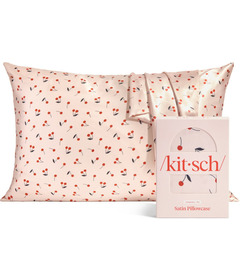 Kitsch Satin Pillowcase Standard Cherry Print