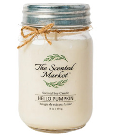 image of The Scented Market Soy Wax Candle Hello Pumpkin with sku:309152