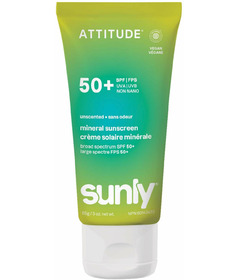 ATTITUDE Sunly Mineral Sunscreen Face & Body Lotion SPF 50 Unscented