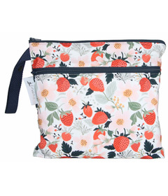 Colibri Small Double Duty Wet Bag Strawberry Patch