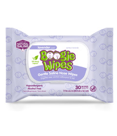 Boogie Saline Nose Wipes Lavender