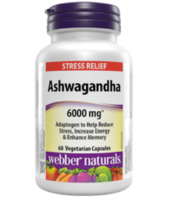 Webber Naturals Ashwagandha 6000mg