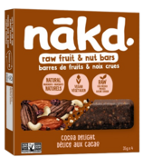 Nakd Raw Fruit & Barres aux noix Délice de cacao