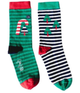 Q for Quinn Candy Cane Christmas Socks
