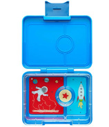 Yumbox Snack 3 Compartiment Surf Blue avec Rocket Tray