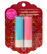 eos Holiday Collection Vanilla Confetti & Pink Champagne Lip Balm Stick