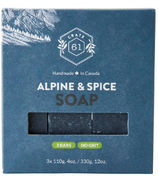 Savon en barre Crate 61 Organics Alpine & Spice