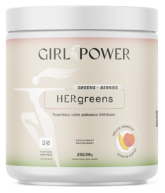 Girl Power Supplements HERgreens Peach Mango
