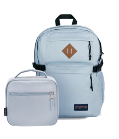 Jansport Blue Dusk Backpack & Lunch Bag Bundle