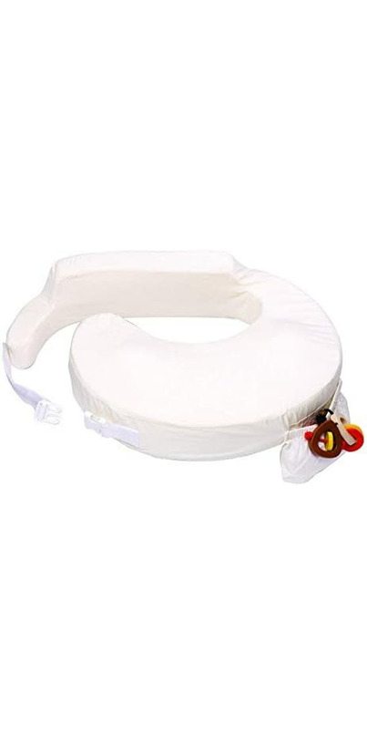 Super Deluxe Designer Nursing Pillow with 100% Organic Cotton Cover